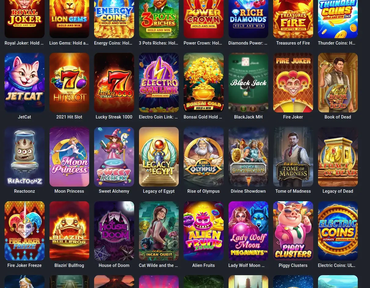 Betonred online casino gaming experience